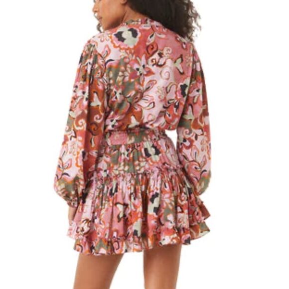 NWT Misa Los Angeles Lorena Cotton Mini Dress Small - Picture 3 of 10